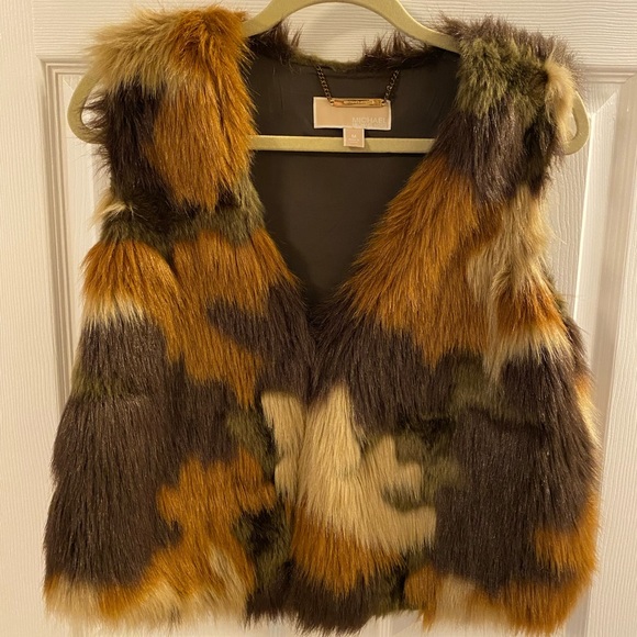 MICHAEL Michael Kors Jackets & Blazers - MICHAEL by Michael Kors Faux Fur Vest